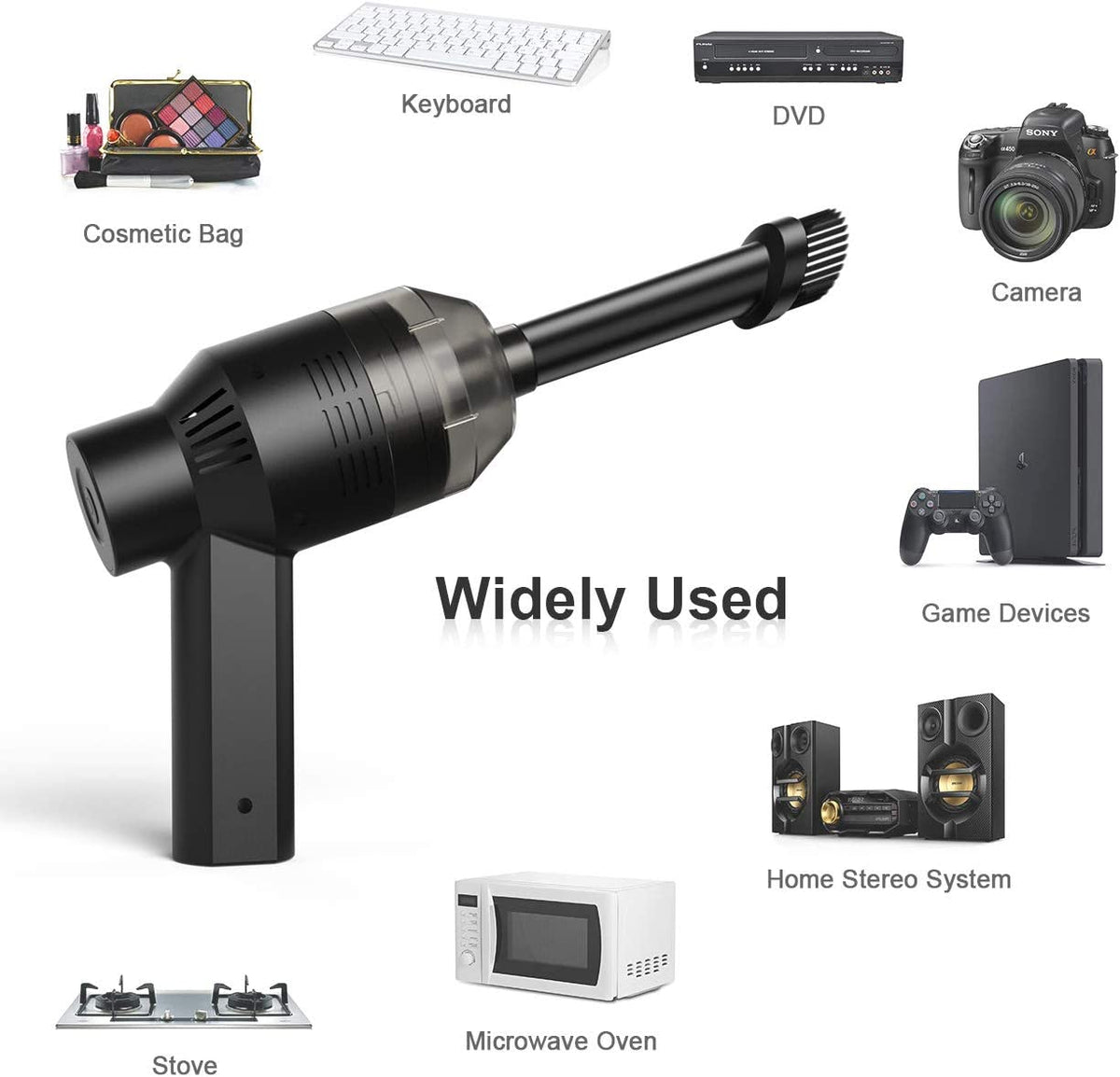 Mini Vacuum Cordless Vacuum Keyboard Cleaner Rechargeable,For Cleaning Dust,Hair,Crumbs,Eraser Scrap,Laptop,Pet House,Sewing Machine