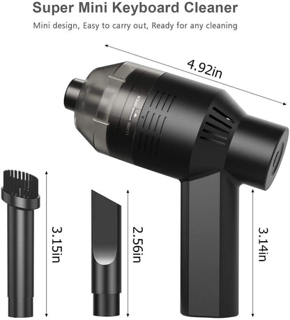 Mini Vacuum Cordless Vacuum Keyboard Cleaner Rechargeable,For Cleaning Dust,Hair,Crumbs,Eraser Scrap,Laptop,Pet House,Sewing Machine